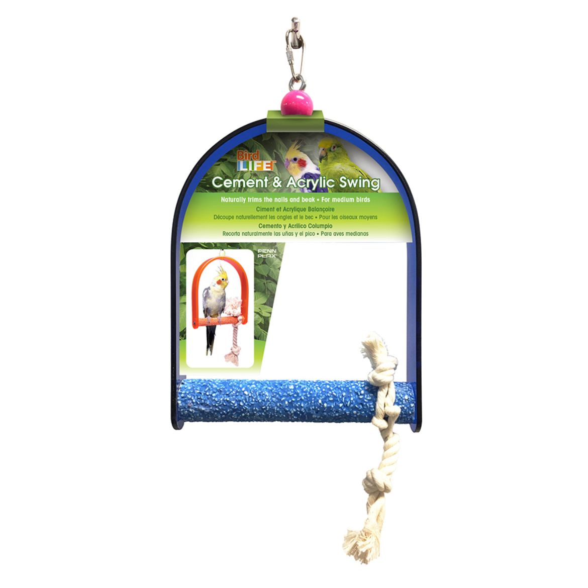 Penn-Plax eOrder | Bird Life™ Swing with Rope - Medium