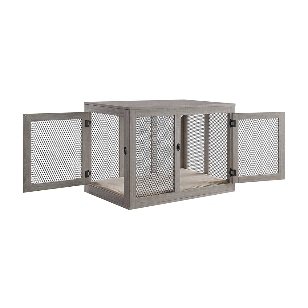 Illustration of Driftwood Dog Crate Latch