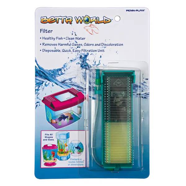 shorefins™ Betta World Aquarium Filter - Small