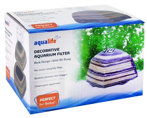 Picture of shorefins™ Decorative Aquarium Filter with Air Pump