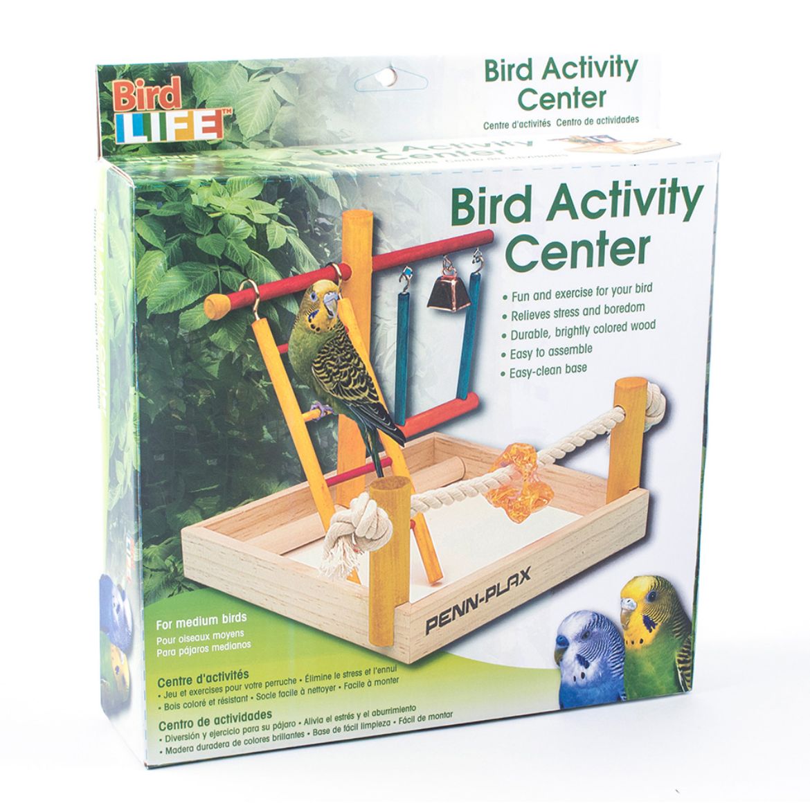 Picture of Bird Life™ Multicolor Wooden Playpen - Small