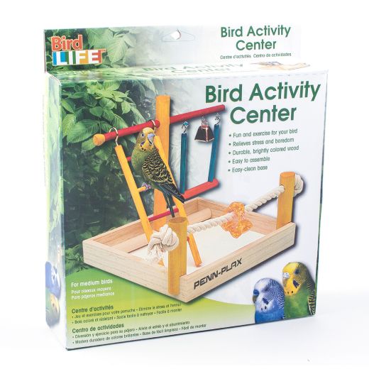Picture of Bird Life™ Multicolor Wooden Playpen - Small