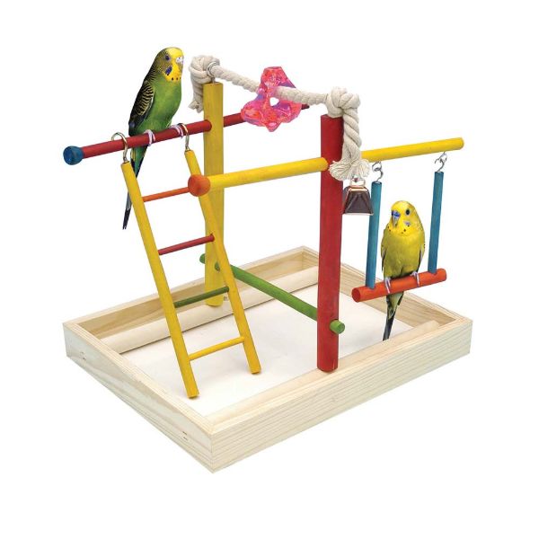 Picture of Bird Life™ Multicolor Wooden Playpen - Medium