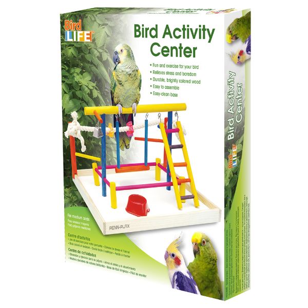 Picture of Bird Life™ Multicolor Wooden Playpen - Extra Large