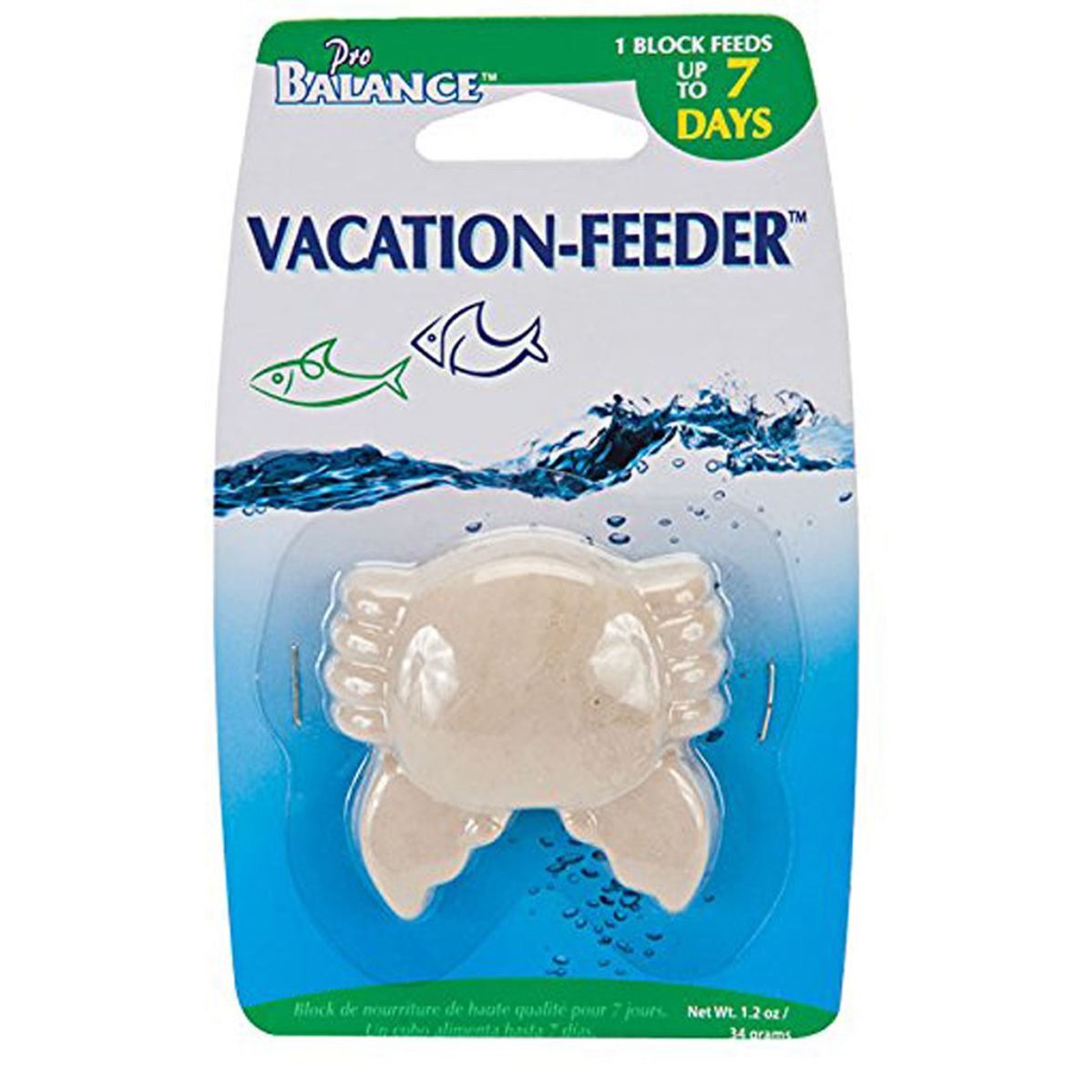 Picture of shorefins™ Pro Balance™ Vacation Feeder - 7-Day - Crab Shape - 1-Pack