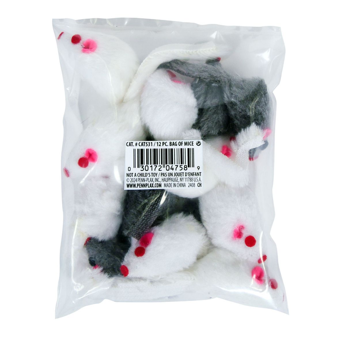 Picture of Bulk 12 Pack of Mice - Gray and White