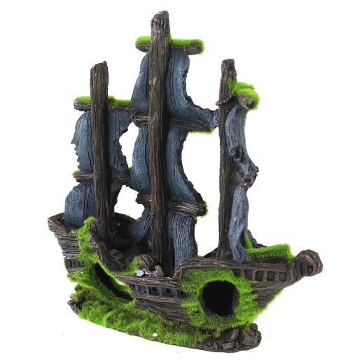 Picture of Tide & Treasure™ Pirate Ship with Moss