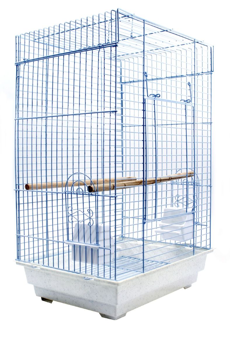 Picture of Bird Life™ - Bird Cage White/Square Style - Medium