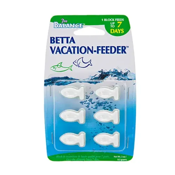 shorefins™ Pro Balance™ Vacation Feeder - 7-Day - Betta Fish Shape - 6-Pack