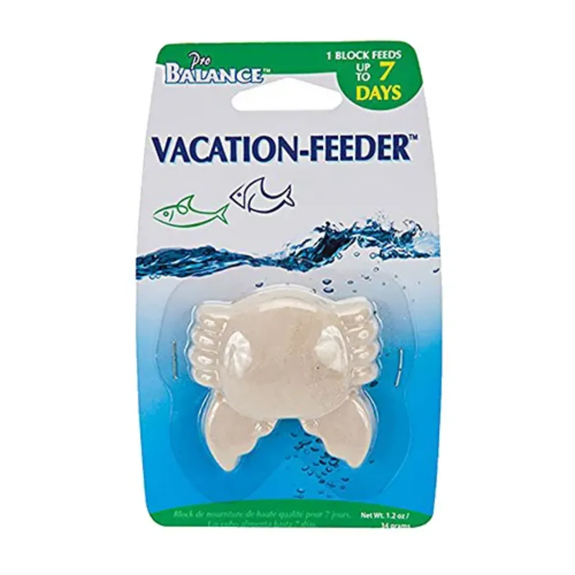shorefins™ Pro Balance™ Vacation Feeder - 7-Day - Crab Shape - 1-Pack